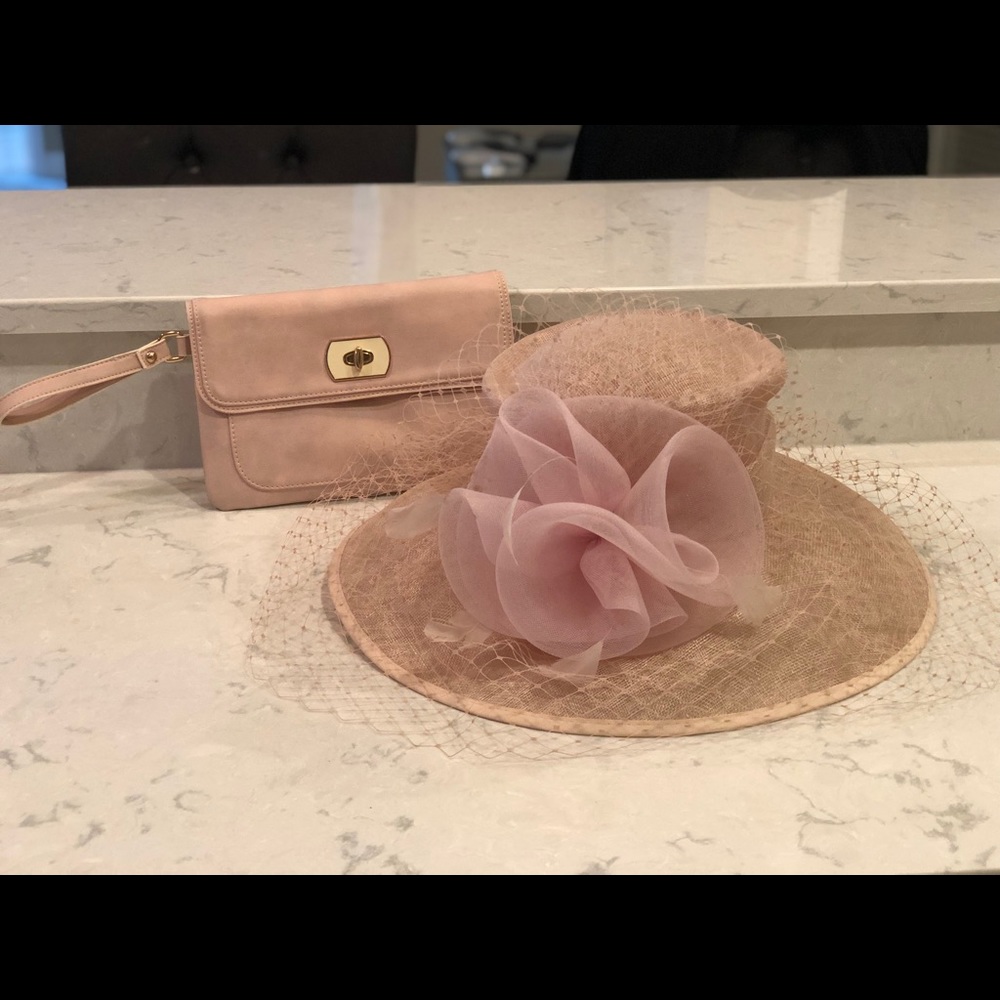 Derby/Easter hat & Clutch